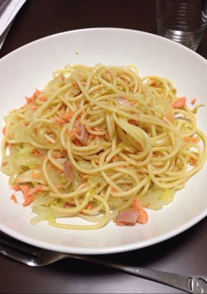 キャベツとベーコンのパスタ-レシピのメイン写真