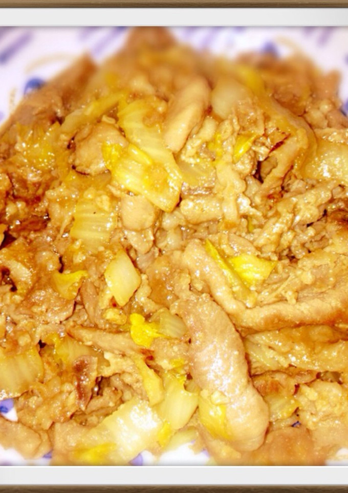 我が家定番豚と白菜で生姜焼き♪-レシピのメイン写真
