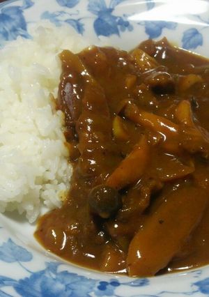 牛すじごぼうしめじ入り☆大人カレー-レシピのメイン写真