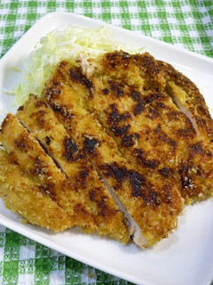 簡単！揚げない焼きジャンボチキンカツ-レシピのメイン写真