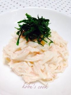 *めんたいマヨ大根サラダ*-レシピのメイン写真