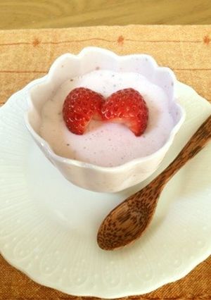 いちごのふんわり♡ババロア-レシピのメイン写真