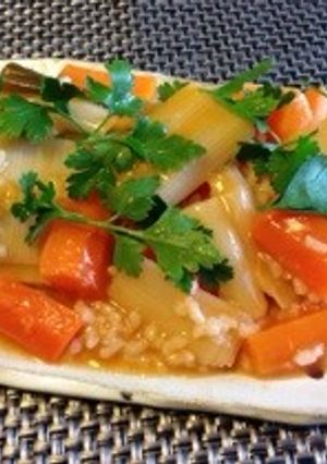 人参と長ねぎの簡単オリーブ油煮-レシピのメイン写真