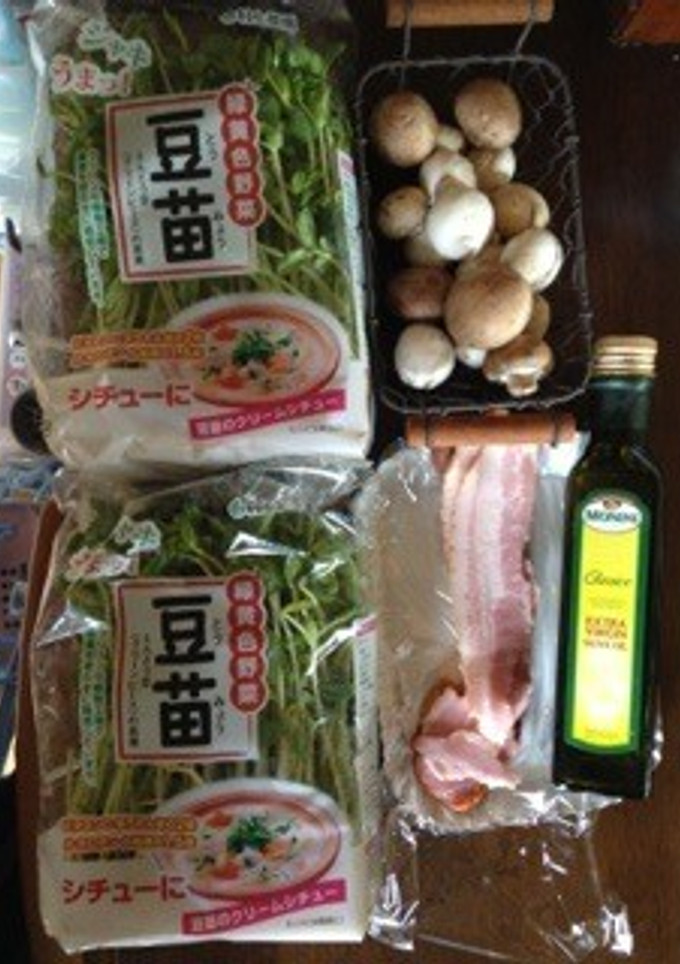 豆苗炒め2袋を使い倒す-レシピのメイン写真