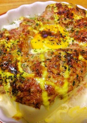 豆腐のコンビーフ焼き-レシピのメイン写真