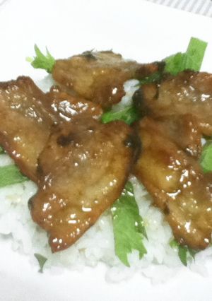 レンジ＆トースタ☆簡単激旨・豚ばら丼-レシピのメイン写真