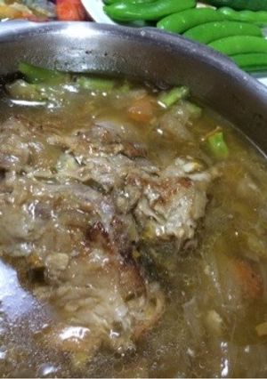 簡単...骨付き豚すね肉の 激うまスープ-レシピのメイン写真