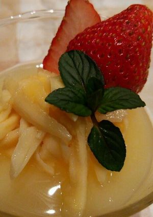 ドライグリーンマンゴーゼリー-レシピのメイン写真