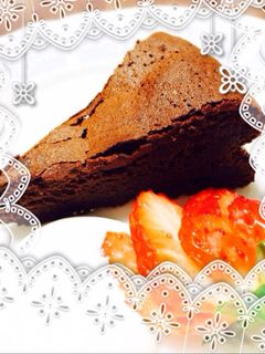 濃厚なガトーショコラ-レシピのメイン写真