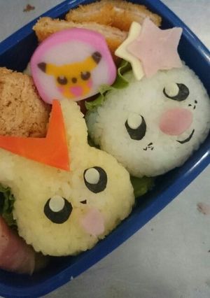 キャラ弁☆ミジュマル＆ビクティニ-レシピのメイン写真
