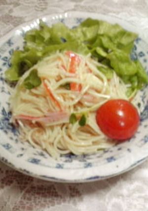 そうめんサラダ-レシピのメイン写真