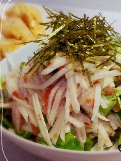 長芋と梅のさっぱりサラダ♡-レシピのメイン写真