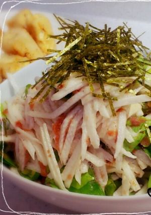 長芋と梅のさっぱりサラダ♡-レシピのメイン写真