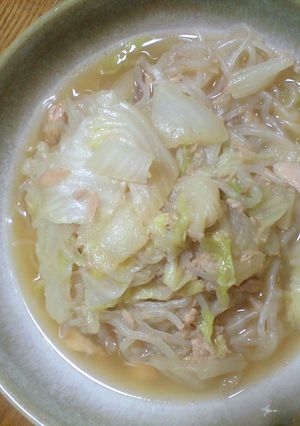 優しい味　白菜・糸こん・シーチキン煮-レシピのメイン写真