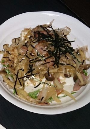 ダイエット☆和風パスタ風乗っけ豆腐-レシピのメイン写真