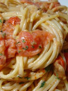 トマトマヨパスタ♪-レシピのメイン写真