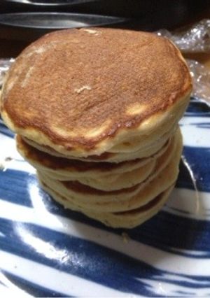 朝食に♪ヨーグルトのふわふわパンケーキ-レシピのメイン写真