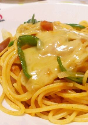 チーズフォンデュナポリタン-レシピのメイン写真