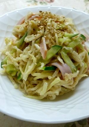 簡単！切り干し大根の胡麻ドレサラダ♪-レシピのメイン写真