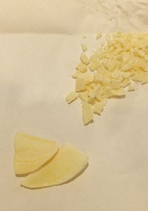 にんにくスライスの粉砕…手に付かない…-レシピのメイン写真
