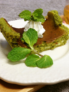 恐ろしく美味しい抹茶のチーズケーキ♪-レシピのメイン写真