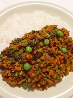 緑黄色野菜のキーマカレー-レシピのメイン写真