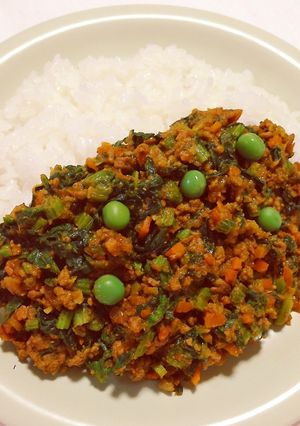 緑黄色野菜のキーマカレー-レシピのメイン写真