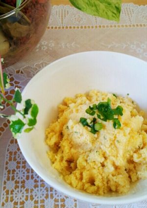 レンジで簡単☆おからの明太子卵サラダ♪-レシピのメイン写真