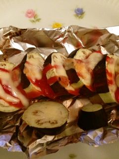 ナスのトマトチーズ焼き-レシピのメイン写真