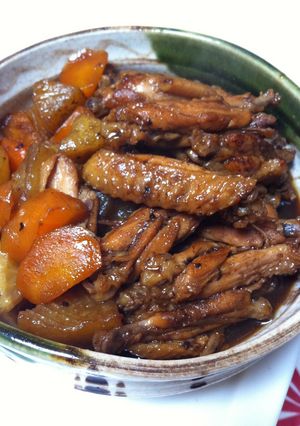 簡単鶏手羽中のコーラ煮-レシピのメイン写真