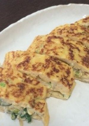 ジャコと青ネギ入り卵焼き-レシピのメイン写真