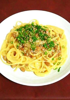 シンプル納豆パスタ-レシピのメイン写真