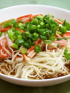 ゆずれもん香る☆ぶっかけそうめん-レシピのメイン写真