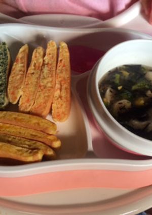 一歳の娘に 野菜パンケーキ-レシピのメイン写真