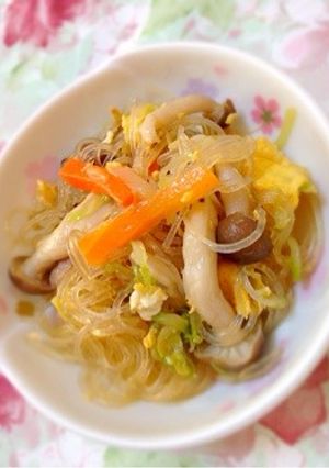 キャベツの春雨炒め-レシピのメイン写真