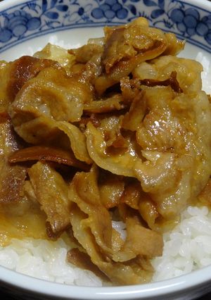 豚バラ肉のてりやき丼-レシピのメイン写真