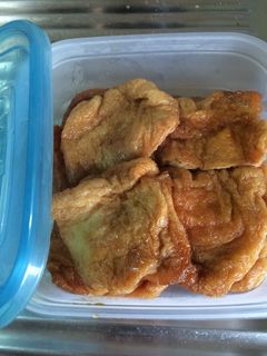 うどんに稲荷に作り置きお揚げの甘辛煮-レシピのメイン写真