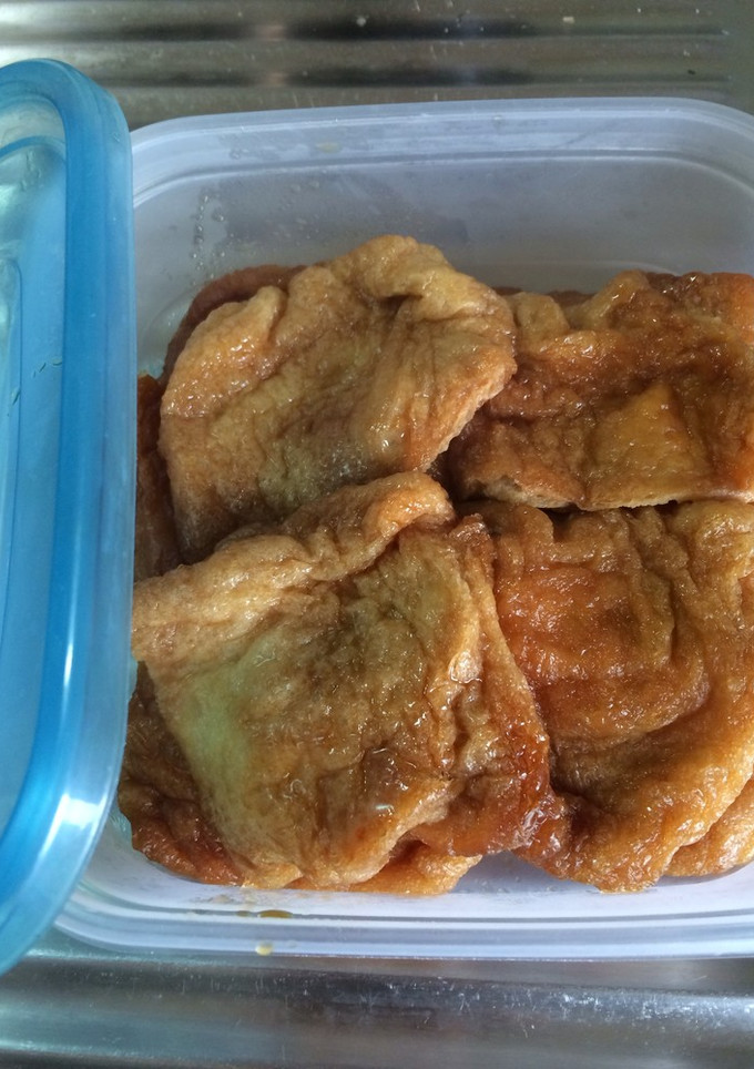 うどんに稲荷に作り置きお揚げの甘辛煮-レシピのメイン写真