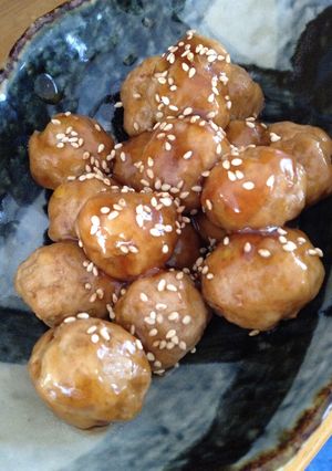 やわらか照り焼き風の肉団子-レシピのメイン写真