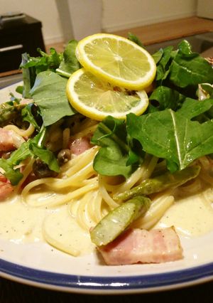 お洒落なレモンクリームパスタ☆-レシピのメイン写真