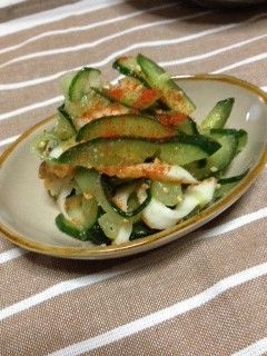 簡単 胡瓜とちくわの和え物-レシピのメイン写真