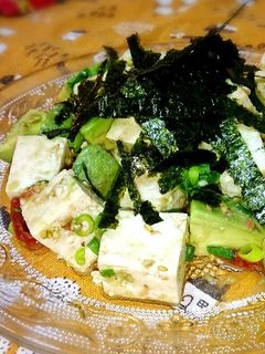 豆腐とアボカドの梅肉サラダ♡-レシピのメイン写真