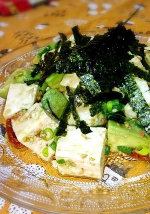 豆腐とアボカドの梅肉サラダ♡-レシピのメイン写真