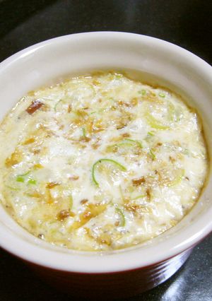 余った生クリームで！おかかココット 給食-レシピのメイン写真