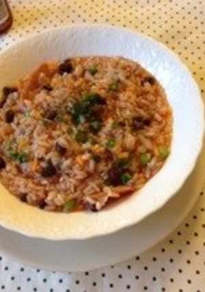 お赤飯リゾット♪-レシピのメイン写真