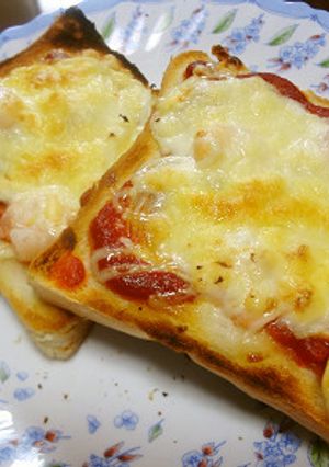 らくちんピザトースト-レシピのメイン写真
