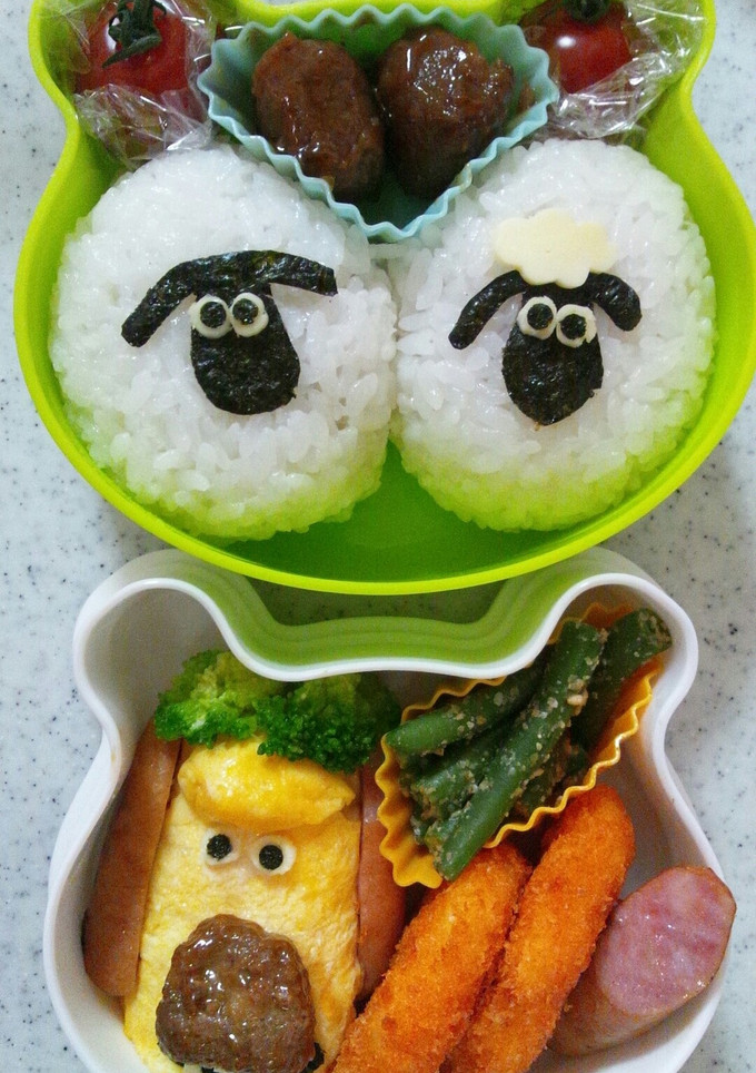 ひつじのショーン ビッツァー キャラ弁 by 三田のお父さん 【クックパッド】 簡単おいしいみんなのレシピが392万品