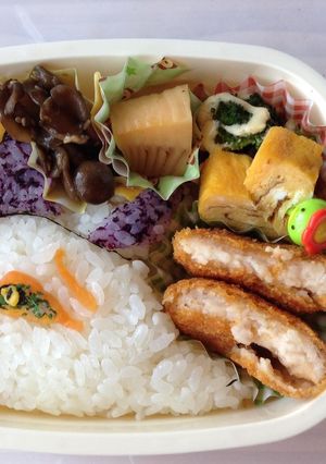 妖怪ウォッチで九尾♪キャラ弁-レシピのメイン写真