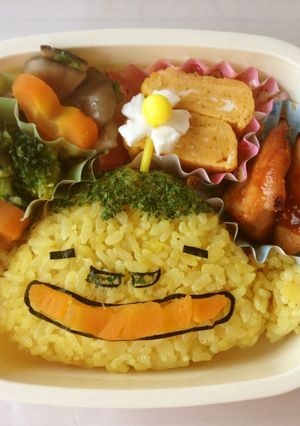 妖怪ウォッチでホノボーノ♪キャラ弁-レシピのメイン写真