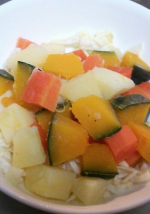 ころころ温野菜サラダ-レシピのメイン写真